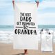 thumbnail image 1 of Solo los mejores papás ascienden a abuelos Toalla de playa Toallas de baño de microfibra Manta de playa suave para desfiles Natación Yoga Mujeres Hombres, 1 of 4