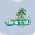 thumbnail image 4 of Inktastic Grand Turk Island Boys or Girls Baby Bib, 4 of 4