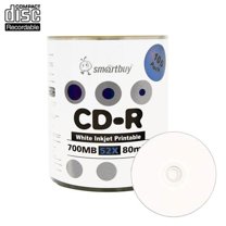 Verbatim 95251 CD-R 700 MB 52X White Inkjet Printable (100/Pack ...