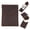Dark Brown, variant on Slim Cash Wallet for Men - Minimalist Card Hoder - Flap Magnetic Closure - Full Grain Leather (Yellow Brown)