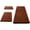 Brown, variant on Purple Memory Foam Bathroom Rug Set, 3 Piece 47 in Sherpa Bath Mat, Soft Non Slip Super Absorbent Bath Rug for Bathroom, Laundry Room and Home Decor