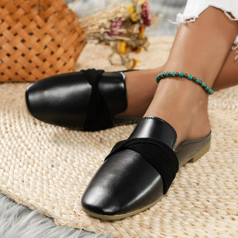 knee length dresses for ladies Women's Glamour in Motion Mules, Black