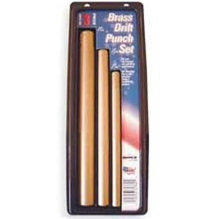 Mayhew  3Pc Brass Drift Punch