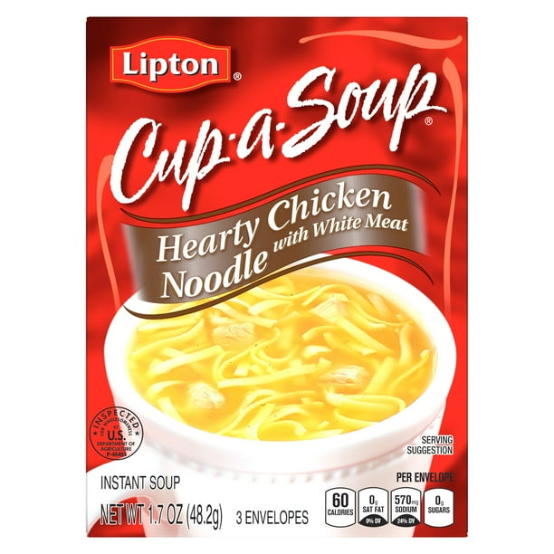 Lipton CupASoup Instant Soup Mix Hearty Chicken Noodle 1.7 oz