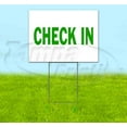 thumbnail image 1 of Check In (18" x 24") Yard Sign, Includes Metal Step Stake, 1 of 6