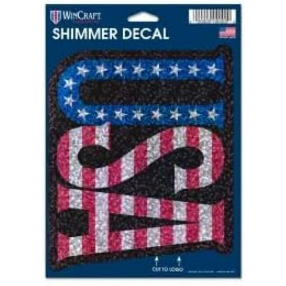 WinCraft Patriotic USA Patriotic 5" X 7" Shimmer Decal