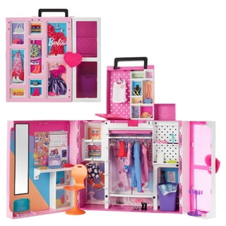 Barbie Malibu House Childrens Doll House Playset Toy 25+ Accessories  Fold-able