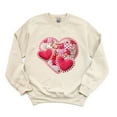 thumbnail image 6 of Hearts Patchwork Print - Women's Graphic Sweatshirt, 6 of 12