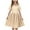 Beige, variant on Girls Summer Dress Girls Summer Dress Boho Square Neck Casual Smocked Flowy Ruffle Midi Dresses Vacation Casual A Line Short Mini Dress Beige 12Y Vestidos De Verano Para Niña