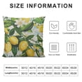 thumbnail image 5 of FUMJ  Lemon Throw Pillow Cover Fruits and Leaves Floral  Fabric for Couch Bed Sofa Car Waist Cushion Cover  Pillow Case, 5 of 5