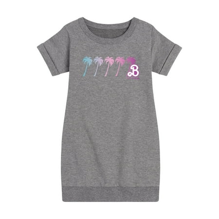 

Barbie - Palm Trees - Dream Summer - Toddler And Youth Girls Fleece Dress
