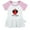 Pink Raglan Dresses, variant on iDzn Cool Apple Funny Dresses For Baby, Newborn Babies Skirts, Infant Princess Dress, 0-24M Kids Graphic Clothes (Black Raglan Dresses, 0-6 Months)