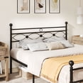thumbnail image 5 of DWVO Queen Platform Metal Bed Frame with Headboard and Footboard, No Box Spring Needed, 5 of 7