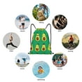 thumbnail image 6 of Sikiie Cartoon Fruit 1 Drawstring Backpack Drawstring Bags, Draw String Back Bag for Sports, Gym, Travel, Swimming, Beach-Small, 6 of 6
