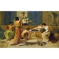 thumbnail image 2 of Henry Thomas Schafer 18x13 Black Ornate Wood Framed Double Matted Museum Art Print Titled - The Banquet, 2 of 5
