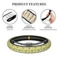 thumbnail image 5 of Uemuo Corn And Corn Oil Printed Car Elastic Steering Wheel Cover - Universal Car Accessory for Diverse Cars Anti-Slip, and Comfortable- 15", 5 of 8