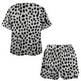 thumbnail image 3 of Leopard Print Pattern Print Women'S Pajamas Set Summer Sleepwear Sets 2 Piece Lounge Set, 3 of 7