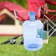 thumbnail image 4 of SEWCHICS Portable Water Jug Outdoor Supply Rectangular Sky-blue Transparent Design 1Pcs, 4 of 8