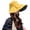 Purple, variant on Audhol Trendy Cotton Sun Hat for Beach Women's Empty Top Sun Hat Summer Leisure Travel Anti Large Eaves Sunscreen Black Rubber Fisherman Hat Ultra Wide Brim Sun Hat Black One Size