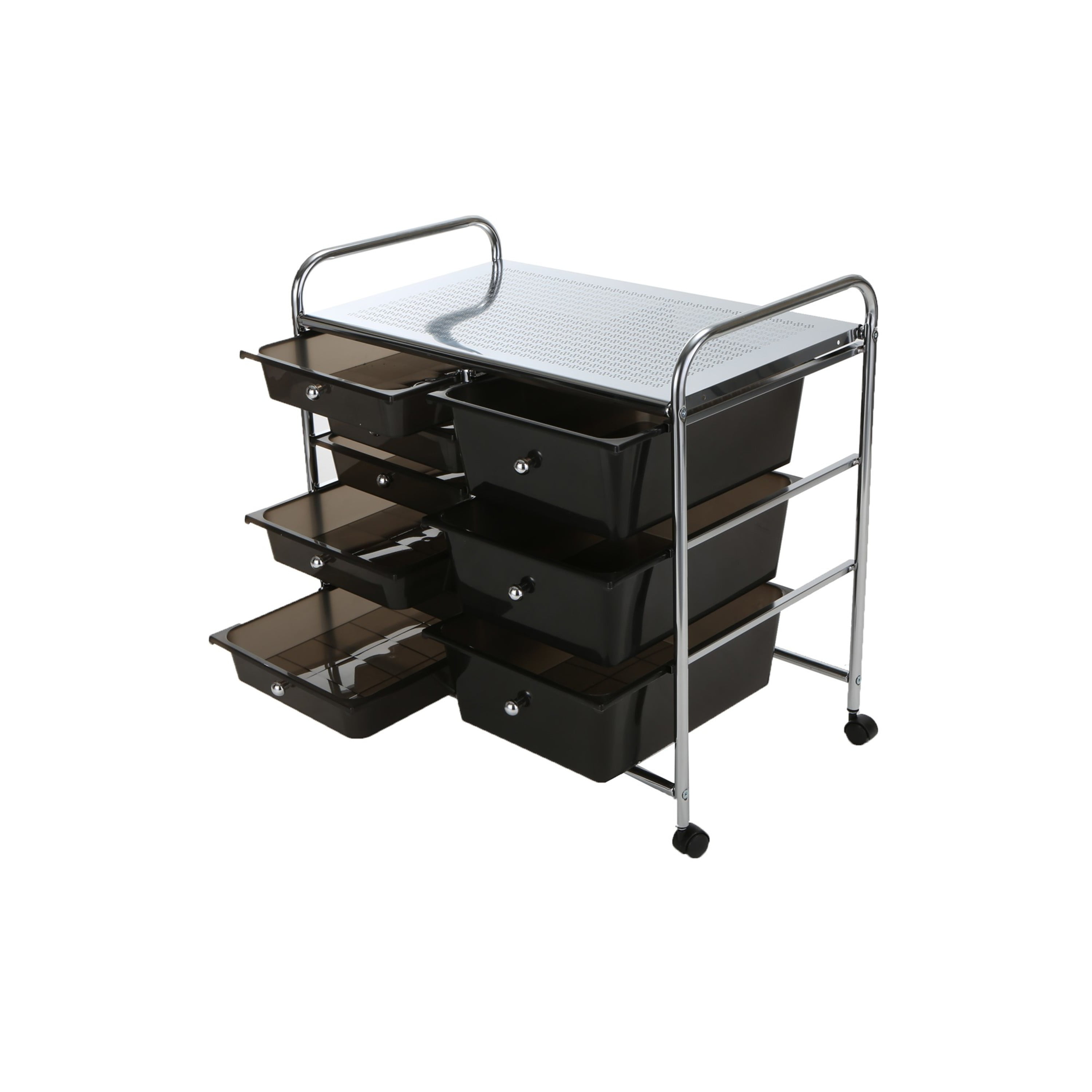 MQ 391-WEN Infinity 3-Drawer Rolling Storage Cart Espresso
