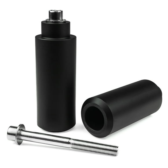 Krator Black Extended Frame Sliders Compatible with 1999-2006 Honda CBR 600 F4 F4i Crash Protectors Motorcycle