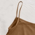 thumbnail image 6 of Feancey Basic Cami Tops for Women Modal Spaghetti Strap Undershirts Lightweight Casual Camisole Top Solid Color Base Layer Tanks Brown Free Size, 6 of 6