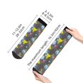 thumbnail image 4 of Pofeuu Geometric Print 30cm Socks, Adult Running Hiking Socks for Youth and Adult, 4 of 7