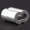 thumbnail image 4 of 300Pcs Aluminum Crimping Loop Sleeve for 3mm Diameter Wire Rope and Cable, 4 of 8