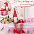 thumbnail image 6 of Valentines Day Decor 2PCs Valentine Gnomes Plush Dolls Scandinavian Tomte Swedish Gnome Elf Dwarf Figurines Valentine's Day Gifts Presents Anniversary Dinner Wedding Party Home Tabletop Decor Ornament, 6 of 7