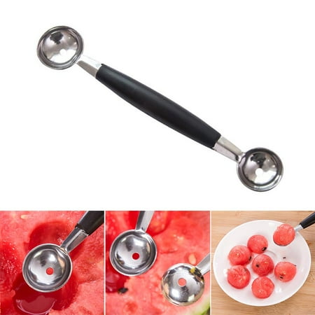

Spoon Stainless Steel Multifunction Dual Double-end For Ice Cream Fruit Watermelon