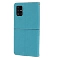 thumbnail image 3 of for Samsung Galaxy A51 4G Wallet Case, Woven Texture Leather Detachable Wrist Strap Flip Folio Case with Card Slots Stand Magnetic Closure Cover for Samsung Galaxy A51 4G 6.5 Inch,Blue, 3 of 10