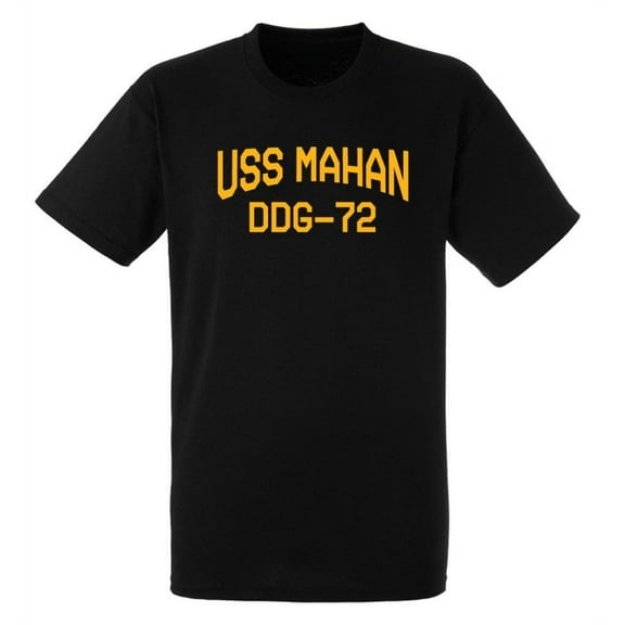 USS Mahan DDG-72 Arleigh Burke Destroyer Naval Warship Short Sleeve Tee Shirt