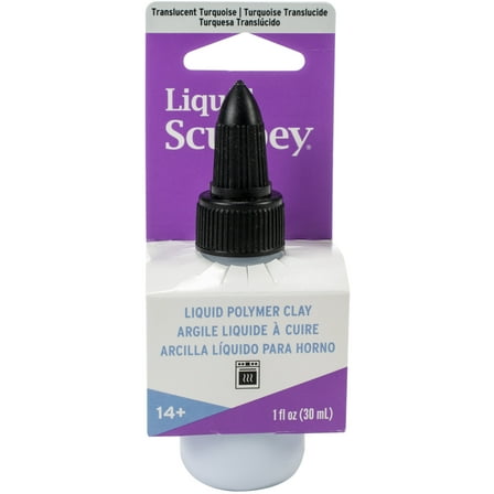 Sculpey Liquid 1oz-Translucent Turquoise