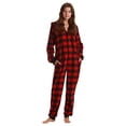 thumbnail image 2 of Just Love Adult Bodysuit with Animal Prints / Pajamas (Buffalo Plaid, XX-Large), 2 of 4