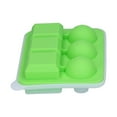 thumbnail image 4 of Ice Cubes , Convenient Ice Ball Maker 6 Grids  For Coffee For Cocktail Light Green, 4 of 8