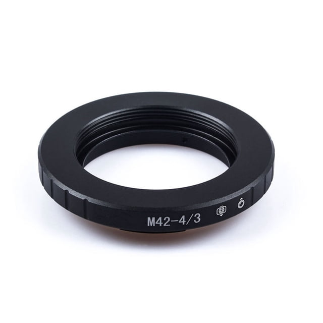 M42 to 4/3 Camera Lens Adapter Anodized Aluminum Construction for Universal Compatibility Spare Adapter