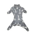 thumbnail image 2 of Dog High Collar Fleece Pajamas - Cozy Plush Four Legs Onesie, Autumn Winter Warm Dog Coat For Medium & Large Dogs, 2 of 9