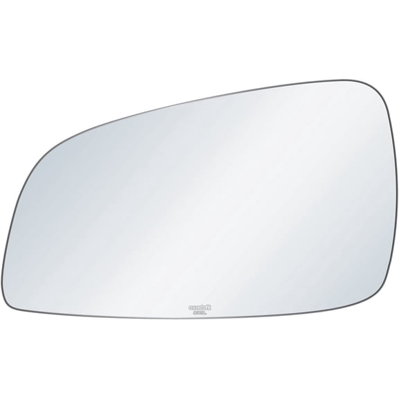 exactafit 8313L Driver Side Mirror Glass Replacement Fits 2008-2012 Chevy Malibu, 2007-2009 Saturn Aura Left Hand 3m Adhesives