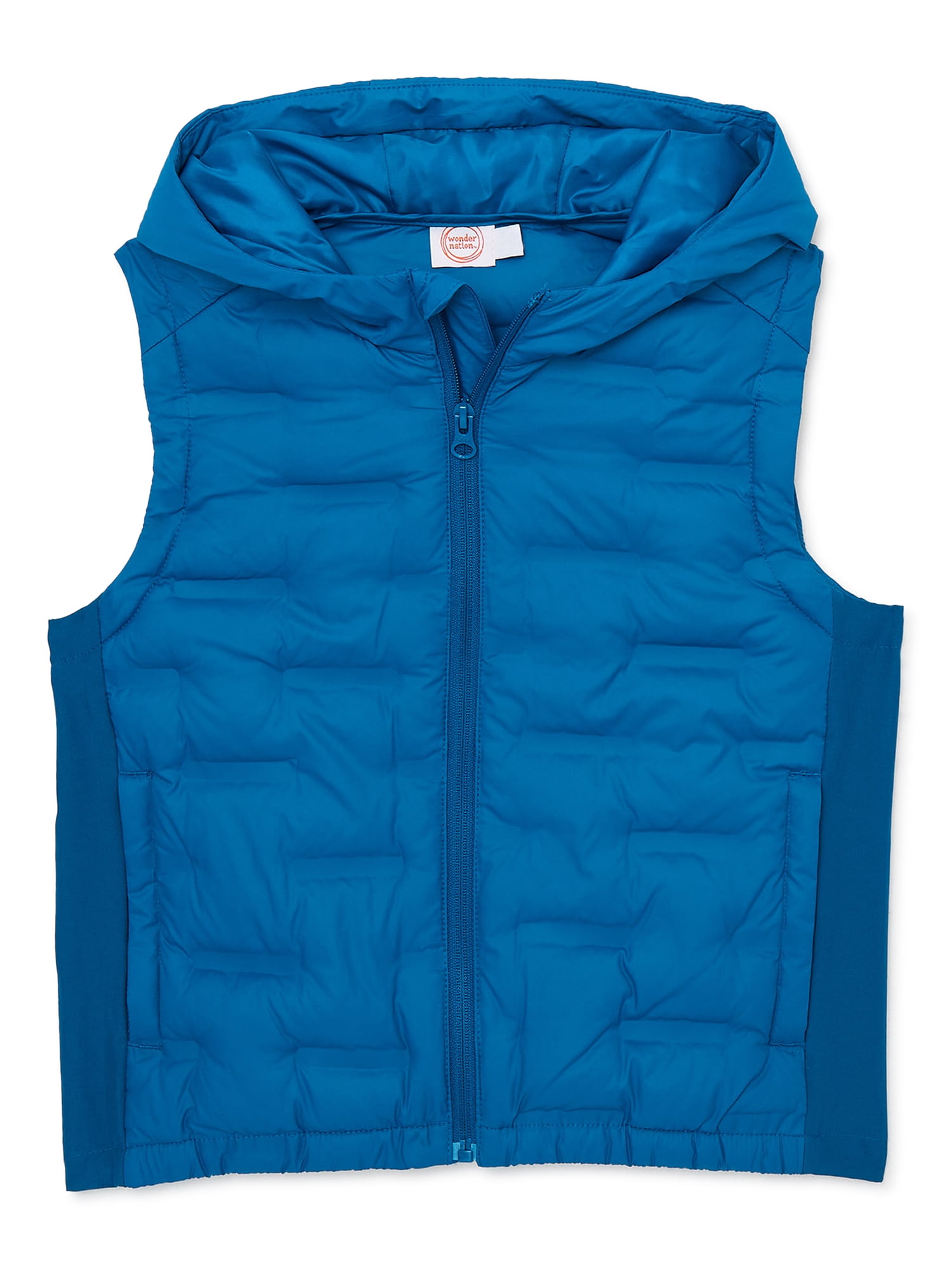 Kids Unisex Gilet with Hood Body Warmers Sleeveless Coat Down Vest 