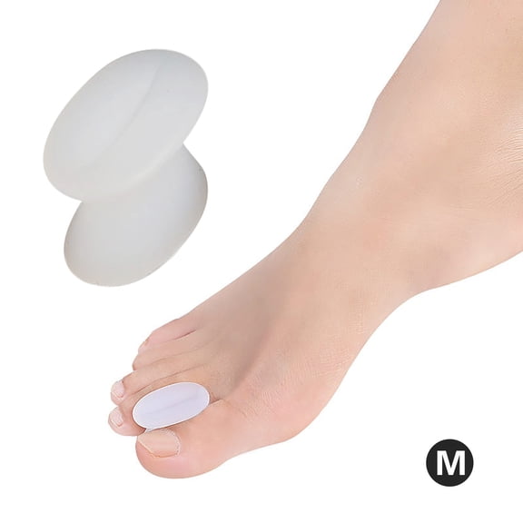 Gel Toe Separators and Spacers Alignment Tool for Correcting Curled Overlapping Toes