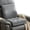 Grey, variant on Memory Foam Small Recliner Cushions with Lumbar Support Pillow Set, 18x16x4 Inch Dual-Layer Design Non-Slip Recliner Seat Cushion & Back Support Pillow for Reduce Hip & Lumbar Pain, Navy Blue