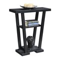 thumbnail image 4 of Convenience Concepts Newport V Table Console de Couloir à 3 Niveaux de 32 Pouces, Noir, 4 of 6