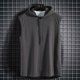 thumbnail image 2 of Verano para hombre músculo con capucha chaleco sin mangas culturismo gimnasio entrenamiento fitness camisa de alta calidad chaleco hip hop sudadera tops para hombres, 2 of 5