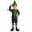 j2-Green, variant on Girls Christmas Elf Costume Holiday Party Dresses Hat Belt Socks Dress Up Clothes 4 Piece 2-14 Years