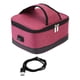 thumbnail image 2 of Bolsa de almuerzo eléctrica, bolsa para calentar alimentos, lonchera térmica, calentador de alimentos para cocinar rojo, 2 of 9