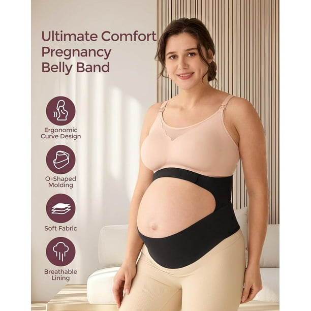 Momcozy Pregnancy Belly Band, CozySupport Ergonest Maternity