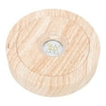 thumbnail image 1 of Base de exhibición giratoria LED Bling Bling Luz de madera 360 grados, 1 of 12