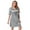 Grey, variant on YONGHS Womens Night Shirts Nightgowns Short Sleeve Sleeping Shirts Sleepwear A Black M