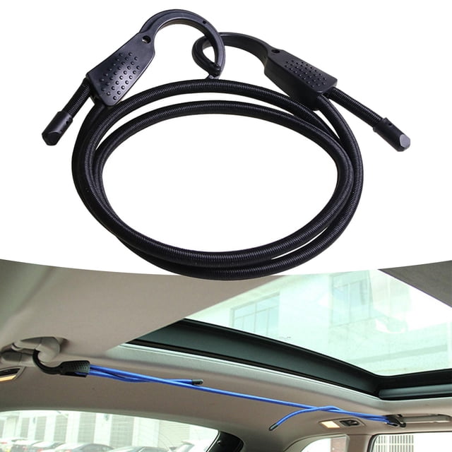 Correa elástica de goma para , cuerda fija para , carga móvil para , Negro 1,5 m Negro 15 m Macarena Cuerda de equipaje de coche