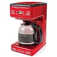 thumbnail image 1 of Nostalgia RCOF12RR Cafetière Rétro Programmable 12 Tasses, 1 of 4